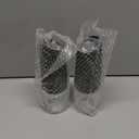 Rechargeable Pepper and Salt Grinder Set, whit Gravity Sensing Switch and LED Light, One Hand Automatic Operation -Black/2 Pack