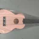 21 Inch Carbon Fibre Kids Toddler Child Children Acoustic Guitar Ukulele Musical Instruments Ideal for 3-9 Year Old Boys Girls Gifts (Pink)