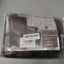 Leather Look Wingback Chair Covers, 2-Piece Wing Chair slipcover, Stretch Wing Back Armchair Slipcovers with Elastic Bottom, Soft Spandex Furniture Protector for Living Room, Brown