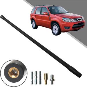 13 Inch Flexible Rubber Replacement Antenna Compatible with 2001-2012 Ford Escape, Optimized FM/AM Reception.