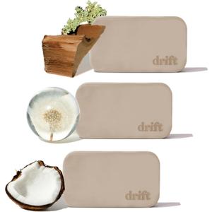 Stone Car Air Freshener 3-Piece Variety Pack Starter Kit - Teak, Open Air, Cabana