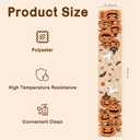 4 x OHOME Halloween Decorations - Waterproof Table Runner for Indoor Outdoor | Halloween Pumpkins Leaves Ghost Bats Table Decor of Party Favors Supplies Backdrop Tablecloth for Home Office Kitchen