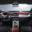 PRETYZOOM 5Pcs Japanese Maneki Lucky Money Cat Fengshui Waving Cat Chinese Statue Housewarming for Car Dashboard Figurines, Front Desk, Car, Business Openings Welcoming Good Luck Wealth 1.8x1.3 Inch