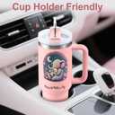 First Mothers Day Gifts  Happy 1st Mothers Day Tumbler 40oz  Stainless Steel Cup with Lid & Straw  Insulated Coffee Travel Mug for Mom-to-Be, Baby Shower Gifts, New Mom Present