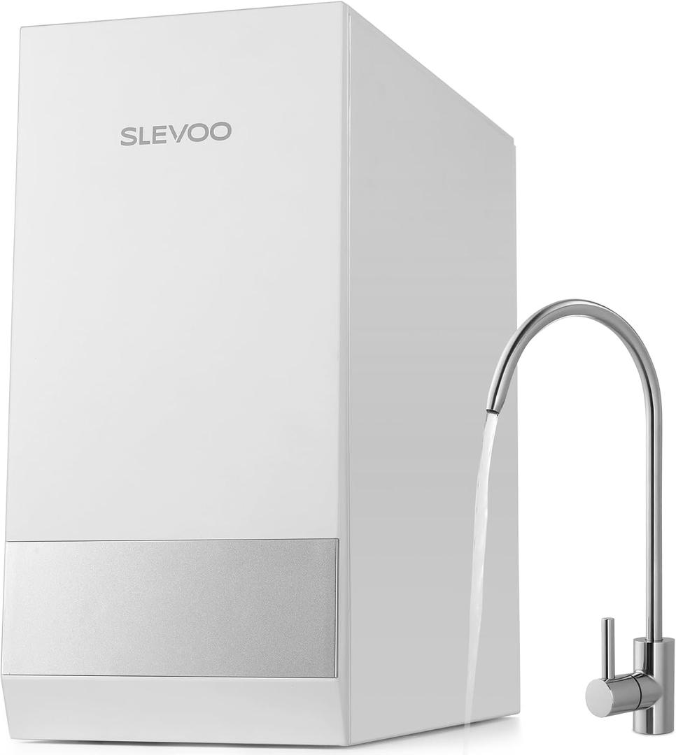 Slevoo SJ-RO75R Reverse Osmosis System 700Gal Under Sink RO Water Filtration System, NSF/ANSI 58 Certified, 99% Effective Filtration for Water Pollutants, 3:1 Pure to Drain