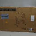 Baby Cradle, Freestanding Bedside Bassinet, 3-in-1 Convertible Bassinet with 360 Swivel Wheels, 2026 New Model Adjustable, Easy-Fold Portable Neutral Baby Newborn Bassinet (Dark Gray)