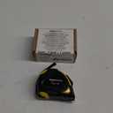 Amazon Basics Self-Locking Tape Measure, MID Accuracy, 16-Feet (5-Meters), Black, Yellow (4.9 m)