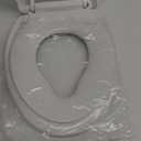 Elongated Toilet Seat with Built in Potty Training Seat, Potty Training Toilet Seat for Toddlers, Magnetic Kids Seat and Cover, Slow Close and Never Loosen, Fits both Adult and Child, White, 19"