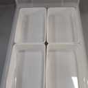 Plastic Craft Storage Container Small Art & Office Supply Organizer Tote, Sensory Bins & Boxes for Home & University, Stackable, Secure Latch Buckles, Clear