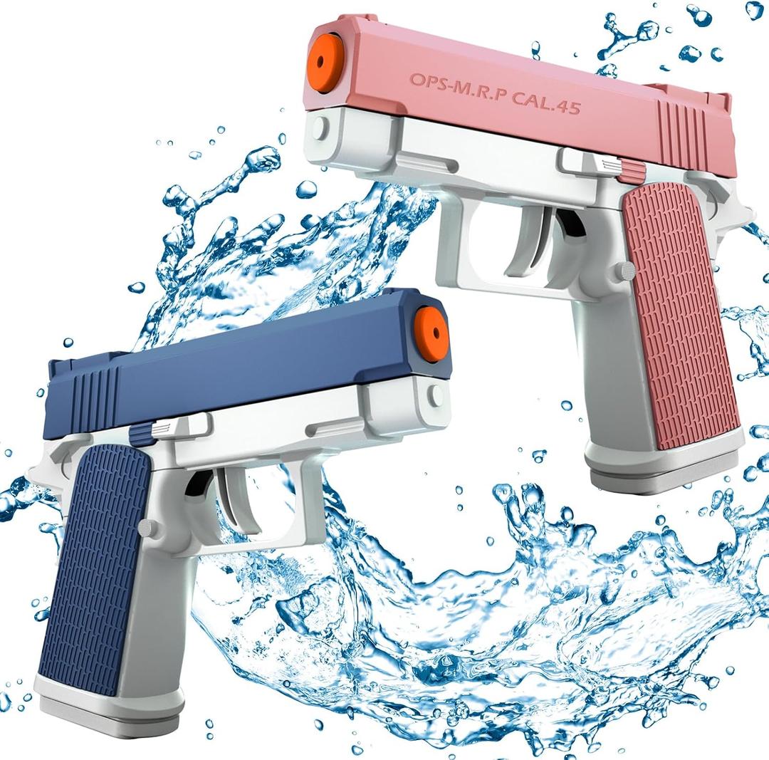 Water Guns 2 Pack Mini Squirt Guns for Kids, Mini Water Blaster Soaker for Boys Girls Summer Outdoor Swimming Pool Toys