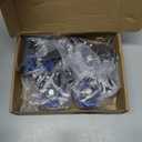 Caster Wheels Heavy Duty 2 Inch Stem Caster 800Lbs, Threaded Stem Casters 3/8"-16 x 1(Stem Diameter 3/8", Stem Length 1"), Safety Locking Caster Set of 4, Industrial Castor Wheels for Cart,Furniture