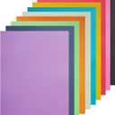 Colored Poster Board, 50 Sheets A3 Large Size 16.5 x 11.7 Inch Assorted Neon Poster Board Bulk for Art Display Board, Classroom Use, School Craft Project, Presentation Drawing