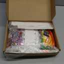 48 Sets Christmas Ornament Crafts Make Your Own Ornament Kits with Christmas Snowman Reindeer Penguin Foam Craft Stickers Bookmarks for Holiday Xmas Winter Favors