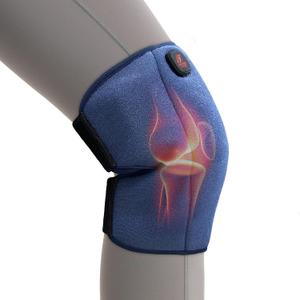 Telepepe Heated Knee Brace, Cordless Knee Heating Pad for Arthritis, 3 Temperature Modes Knee Warmer, 3000mAh Battery Operated Knee Wrap for Men Women Seniors, Blue(Single)