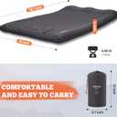 TOBTOS Double Sleeping Pad for Camping, Extra Thick 6" Camping Mattress 2 Person with Pillow Built-in Foot Pump, Inflatable Sleeping Mat for Camp, Backpacking, Hiking, Traveling