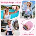 Anti Theft Phone Lanyard with Keychain, Clip and Go Strap for Phone with Wallet Crossbody Gifts for Women Girls
