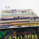 6 pcs Vinyl Record Dividers A-Z Vertical Alphabet Dividers Vinyl Record Separator Card Divider for Album CD DVD Bookshelf Organizer (Size:LP