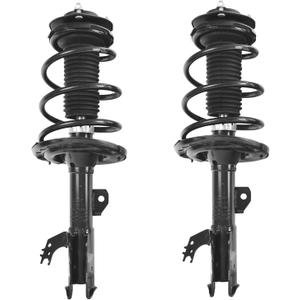 Front Pack of 2 Complete Struts Assembly Fit for Camry 2012 2013 2014 2015 2016 2017,Replace 172992,172993 Shock Absorbers & Struts Suspension with Coil Springs Amortiguadores Delanteros
