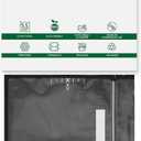 11" x 12" Vacuum Seal Zipper Bags, 100 Count 5.5 Mil BPA Free Black & Clear