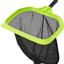 Sepetrel Pool Skimmer Net, 17.5" Leaf Rake with Fine Mesh, Reinforced Triangular Frame, Scratch-Free Edges for Swimming Pool Cleaning Leaves, Insects & Debris (Pole Not Included)