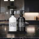 Kitchen Soap Dispenser Set with Silicone Tray, Premium Glass Hand and Dish Soap Dispenser Set for Kitchen Sink, Rustproof Stainless Steel Pump, Modern Kitchen Dcor & Versatile Gift for Any Occasion