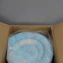 Linenspa 2 Inch Swirl Gel Memory Foam Mattress Topper, Full Size Cooling Gel Infused, Ventilation Holes Pressure Relieving Bed Topper 