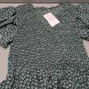 OUGES Maternity Maxi Dress Wrap Baby Shower Pregnancy Dresses for Photoshoot Maternity Outfits Summer Clothes 2026 (Green Floral)