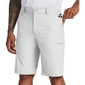 Willit Men's Golf Shorts Stretch Dress Shorts Cargo Quick Dry Athletic Casual Shorts with Pockets 7" 9" 11" (Gray, M)