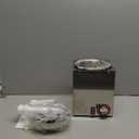 Nacho Cheese Dispenser with 2 Pcs Pump, 2.64 Qt Stainless Steel Hot Fudge Sauce Warmer with 6-Level Temperature Control, Nacho Cheese Machine for Hot Fudge, Chocolate, Caramel