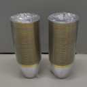 Goodluck 100PCS 9oz Gold Plastic Cups for Party, Disposable Gold Rim Cups, Plastic Cocktail Glasses for Wedding Thanksgiving, Christmas, and Parties