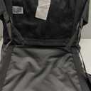 REDCAMP Portable Stadium Seat Bleacher Cushion, Folding Stadium Seats Ground Chair with Back for Camping Fishing Concert, Water Resistant, Black/Navy/Green