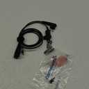 commountain Earpiece with PTT/Mic Compatible for Kenwood Baofeng SAMCOM BTECH Retevis Walkie Talkies Radios and BF-F8HP UV-82HP UV-5R UV82 UV82C UV5X3 TK NX, Acoustic Tube Headset, 2 Pin Style
