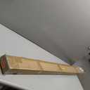 ZSHINE Heavy-Duty Curtain Conjoined Double Track rails Ceiling Mounting for Living Room Bedroom Room Divider (White 9.5ft)