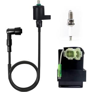 Ignition Coil CDI Box Spark Plug for Honda Sportrax 90 TRX90 2x4 1993-2005 30410-HF7-008 30510-GF9-405