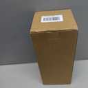 Glass Mouthwash Dispenser with Cup Holder and Pump, 16 Oz Rustic Boho Mouthwash Dispenser for Bathroom Farmhouse Decor - 1 Pack Clear