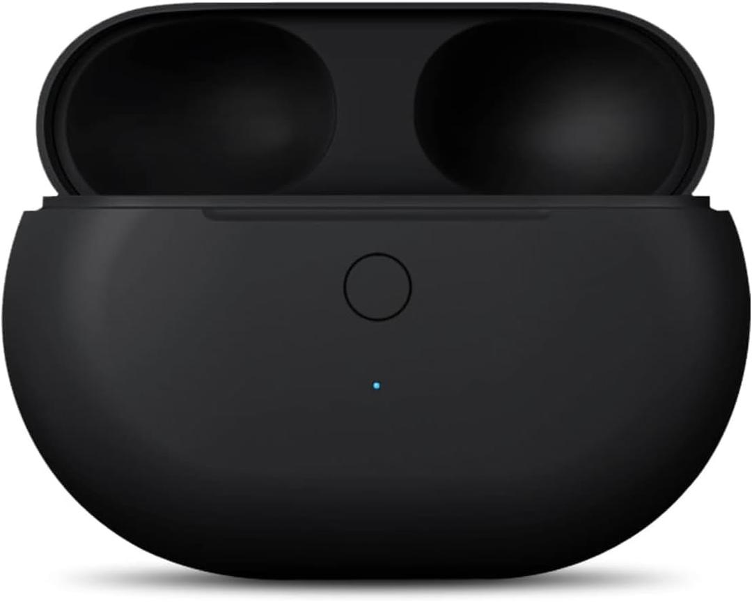 Jinstyles Charging Case Replacement Compatible with Beats Studio Buds, Charger with Bluetooth Pairing Sync Button & 660mAh Built-in Battery (Not Include Beats Studio Buds) Black