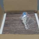 PETAFLOP 5x7 Picture Frame Set of 7, Rustic Frames Display 5 by 7 Inch Photo for Wall or Tabletop (Distressed Brown)