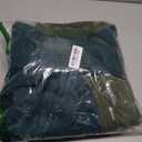 Astylish Women 2025 Fall Outfits Open Front Long Sleeve Hooded Knit Cardigan Sweaters Color Block Outwear Coats (Small, Z Blackish Green)