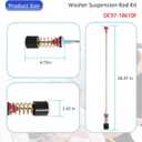 WA54M8750AV/A4 DC97-18610F WA50M7450AW/A4 Washer Suspension Rod Kit WA50M7450AP/A4 WA54M8750AW/A4 WA52J8700AP/AA WA52M7750AW/A4 WA52M7750AV/A4 WA52M8650AV/A4 WA52M8650AW/A4 Fit for Sam-sung-28.47 in