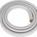 16FT Air Conditioning Tubing Hose Extension 3/8" and 5/8" Insulated Copper Hoses Fit for Mini Split Air Conditioner