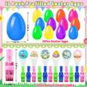 Easter Basket Stuffers Essentials for Teens Kids, 12Pcs Prefilled Easter Eggs with Finger Lights Toys, Easter Egg Fillers for Boys Girls, Classroom Treasure Box, Glow in the Dark Hunt Party Favors