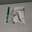 Truform Sheer Compression Stockings, 15-20 mmHg, Women's Knee High Length, Open Toe, 20 Denier, Medium (Nude)