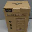 Milk Frother, Paris Rhône 4-in-1 Milk Steamer and Frother, Hot & Cold Foam Milk Warmer with Temperature Control, Auto Shut-Off Frothers for Coffee, Latte, Cappuccino, Macchiato