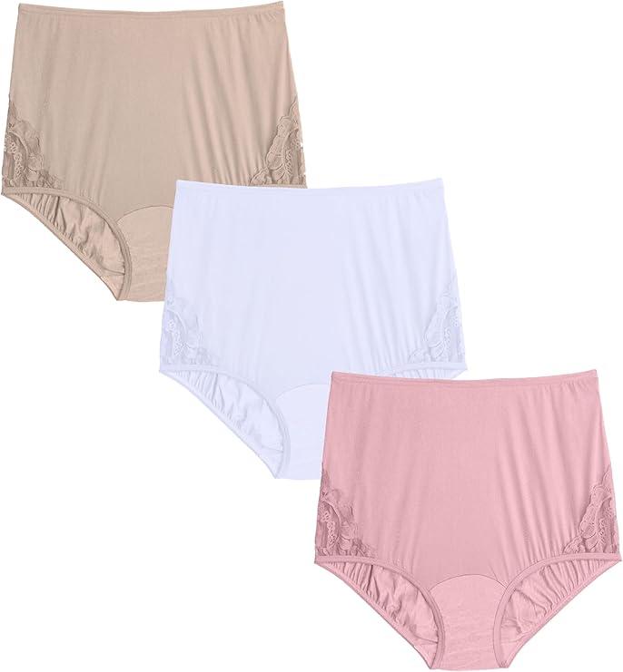 Vanity Fair Women's Perfectly Yours Traditional Nylon Brief Panties M