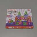 60PCS Mini Magnetic Tiles for Kids Ages 3-5 4-8 with Iron Box Travel Magnet Building Kids Toys for 3 4 5 6 7 8 Year Old Boys Girls Toddler Preschool STEM Construction Sensory Christmas Birthday Gifts