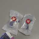 2 Pack Replacement Nasal Cushions for AirFit N30i & AirTouch N30i, Soft Silicone Cushions for a Comfortable Fit and Enhanced Seal, Improved Fabric CPAP Nose Pillow - Blue (Wide)