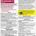 K9 Advantix II Large Dog Vet-Recommended Flea, Tick & Mosquito Treatment & Prevention | Dogs 21 - 55 lbs. | 4-Mo Supply