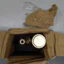 Exclusive Home Curtains ER1025-05 3672 Topper Double Curtain Rod and Finial Set, 36"-72", Gold