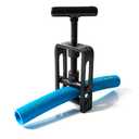 HAWETICO Pipe Squeeze-Off Tool for Plastic Tubing 0–1.26 in (0–32 mm) Shut-Off Plumbing Hand Clamp, for MDPE/PE/PEX Water Main Line Pipes & Rubber Hoses, Instantly Stops & Isolates Flow