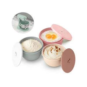 3-Pack Silicone Bowl Liners with Lids for KitchenAid 6-Qt Bowl-Lift Bowls Only, 2mm Extra-Thick Premium Silicone, Built-In Air Vents for Dough Proofing, Dishwasher Safe, BPA-Free